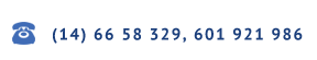 tel. (14) 66 58 329, 601 921 986